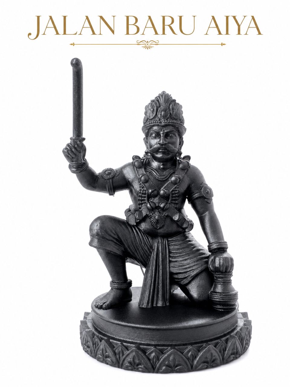 Jalan Baru Aiya / Karuppu Saami Mini Sculpture