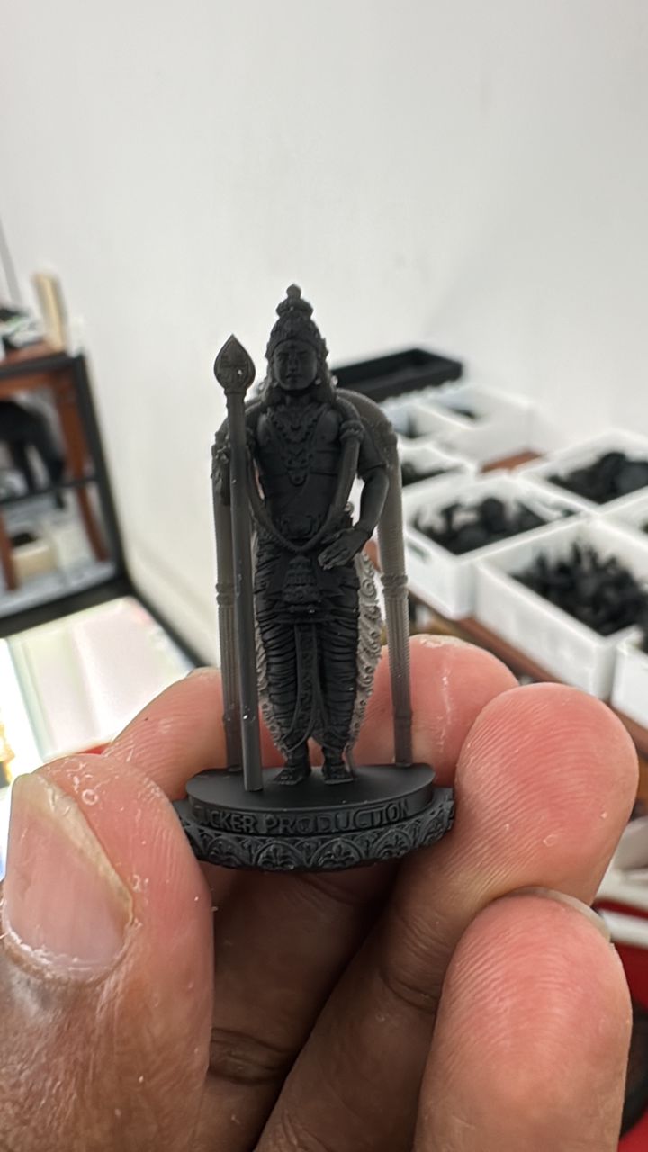 1.5 Inch Lord Murugan 3D Resin Statue