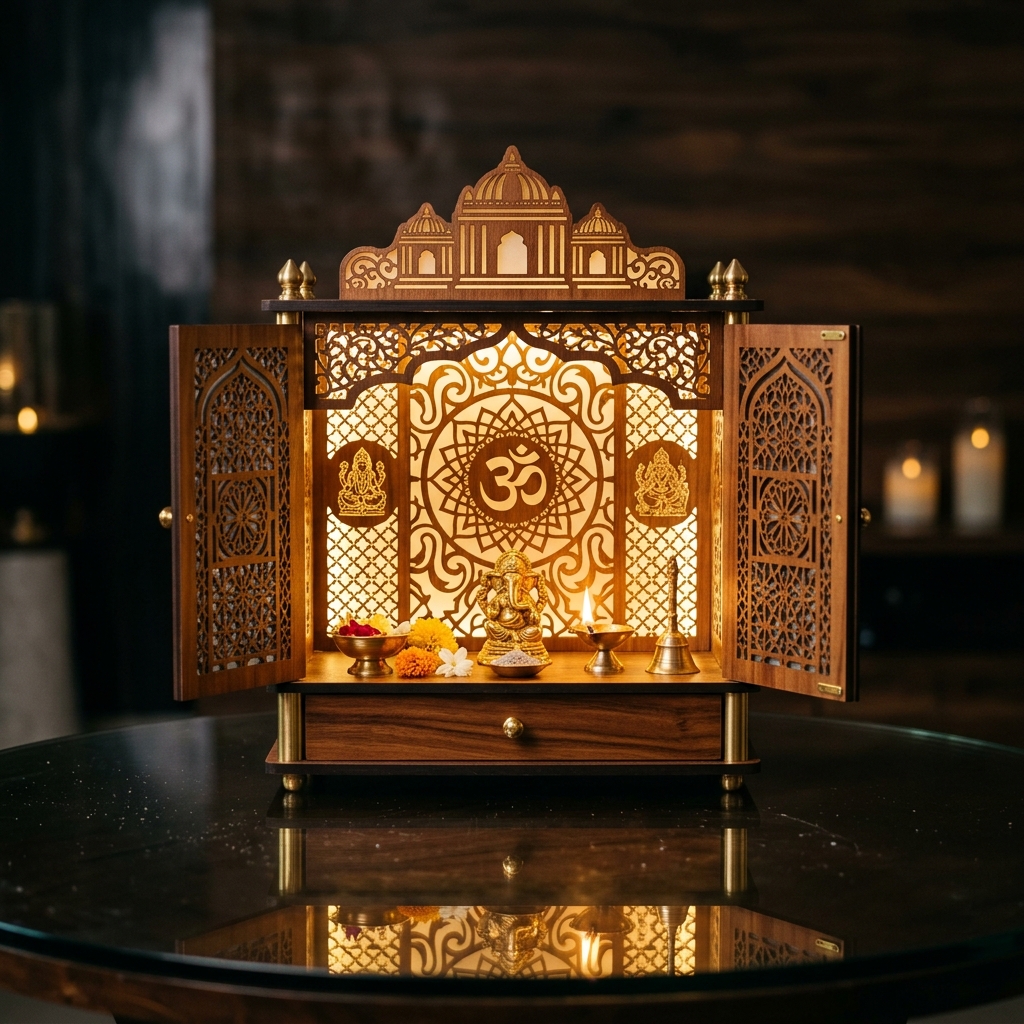 Bespoke Laser-Cut Saami Medai with backlighting