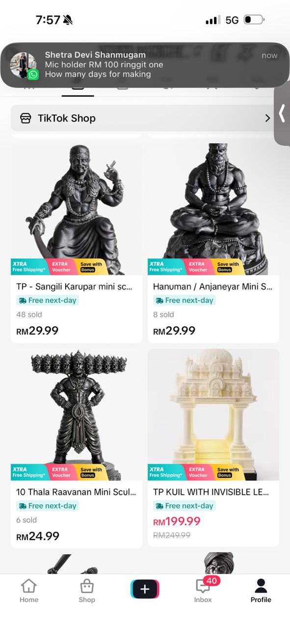 Saami Medai and Ravana Statue